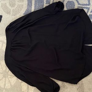 Black, flow blouse